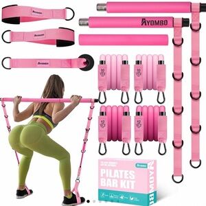 Pink Pilates Bar Kit for Women